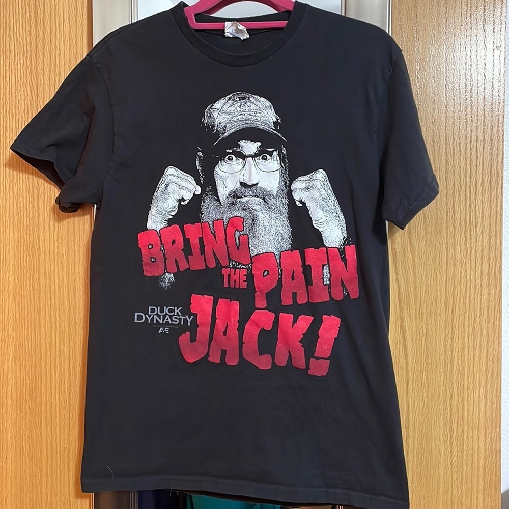 Duck Dynasty A&E Bring The Pain Jack short sleeve tee shirt Medium